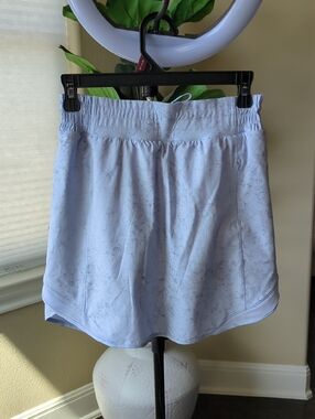 lululemon athletica Light Blue/Purple Speckle Athletic Skort, Long